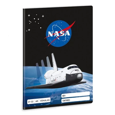 Füzet ARS UNA A/5 32 lapos vonalas 21-32 NASA-1 5126