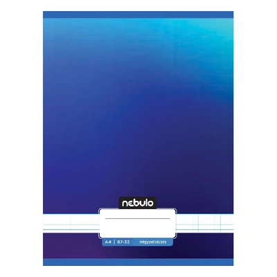 Füzet NEBULO A/4 32 lapos kockás 87-32 Monochrome és Gradient fiús 12 db/csomag