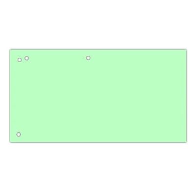 Elválasztócsík DONAU 105x235 mm karton zöld 100 db/csomag