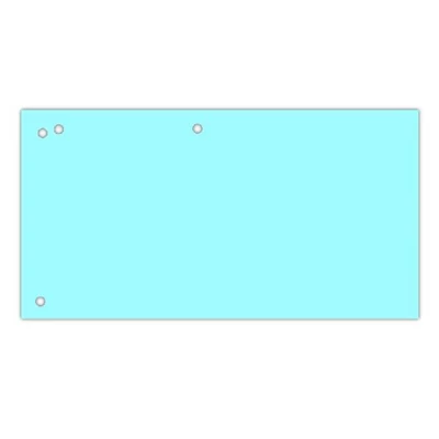 Elválasztócsík DONAU 105x235 mm karton kék 100 db/csomag