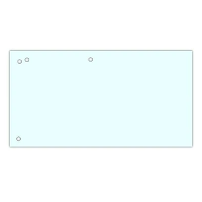 Elválasztócsík DONAU 105x235 mm karton fehér 100 db/csomag