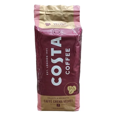 Kávé szemes COSTA COFFEE Café Crema Velvet 1kg