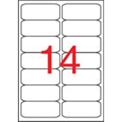 Etikett APLI 99,1x38,1mm univerzális 1400 címke/doboz 100 ív/doboz