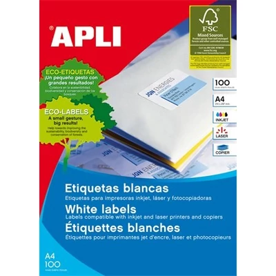 Etikett APLI 99,1x67,7mm univerzális 800 címke/doboz 100 ív/doboz